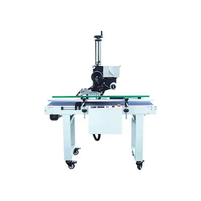 High Quality Automatic E-commerce Package Small Carton Express Box Flat Sticker Express Parcel Labeling Label Machine