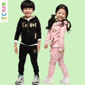 Girls Hoodie Autumn Angel Wings Princess Sport Suit
