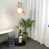 fan with remote controller bulb & solar panel