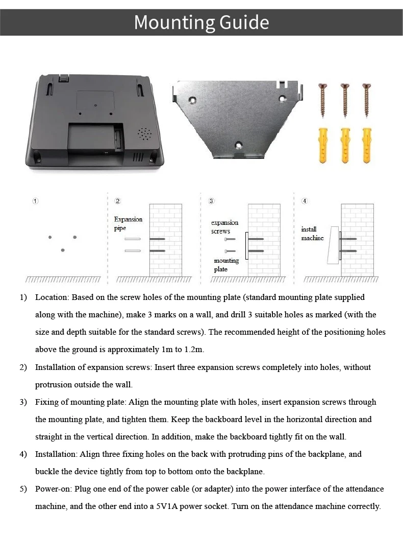 Smart TCP IP Fingerprint Time Clock Machine for Attendance