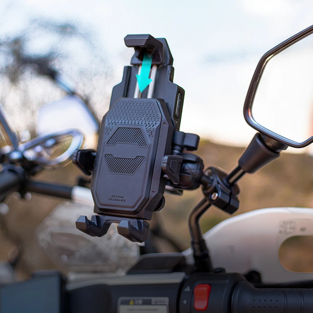 SMNU N1 Series Anti-Shake Waterproof Motorcycle Phone Holder for Promotional Mobile Phones