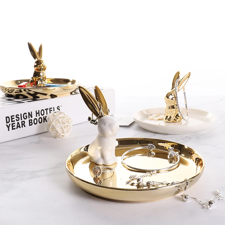 Grohandel Goldener Tier-Design Ananas Keramik-Kaktus-Ringschale Keramik- Kaktus-Ringhalter Schmuck-Ablageschale| Alibaba.com