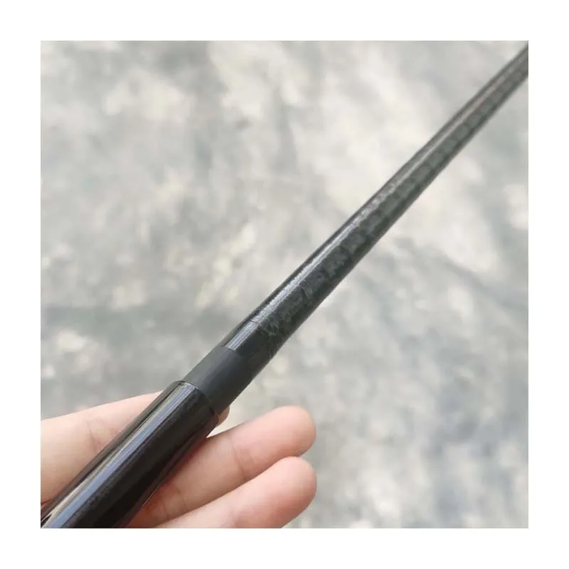 Jworld Popping 3x 1.5 Section Butt Joint XXX Surface Smooth Glossy Carbon Fiber Sea Fishing Rod Blank Popping Fishing Blank