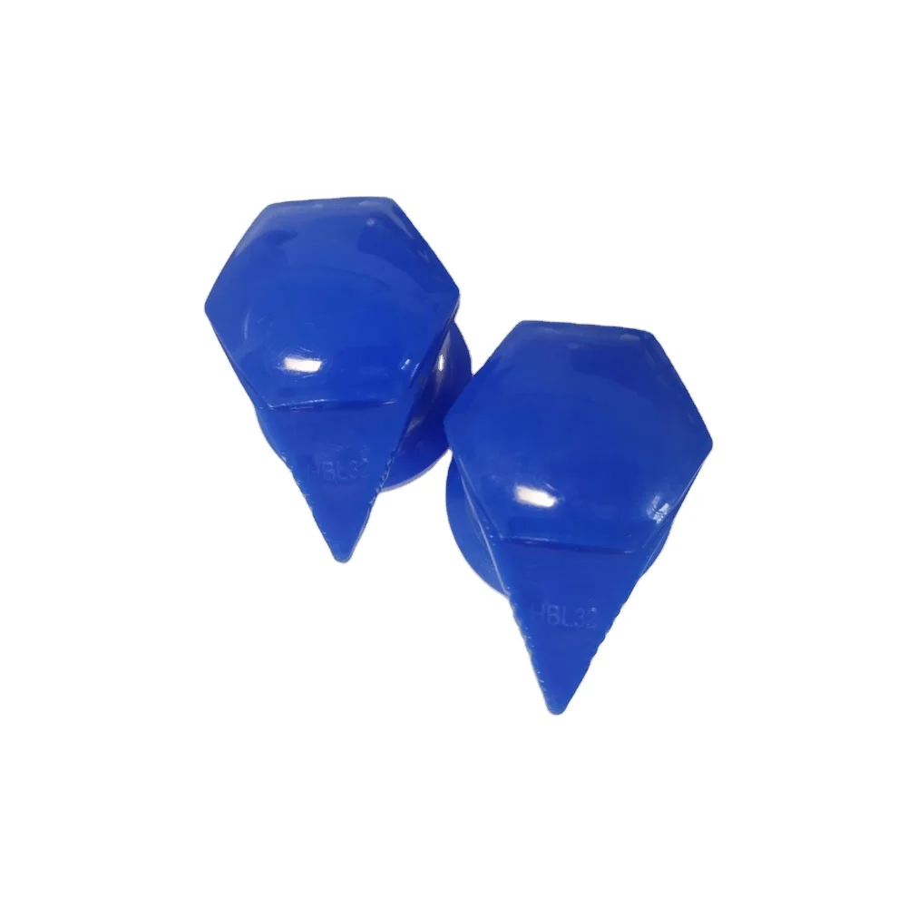 32mm 33mm BLUE Loose Wheel Lug Nut Indicators Caps Covers Safety Markers