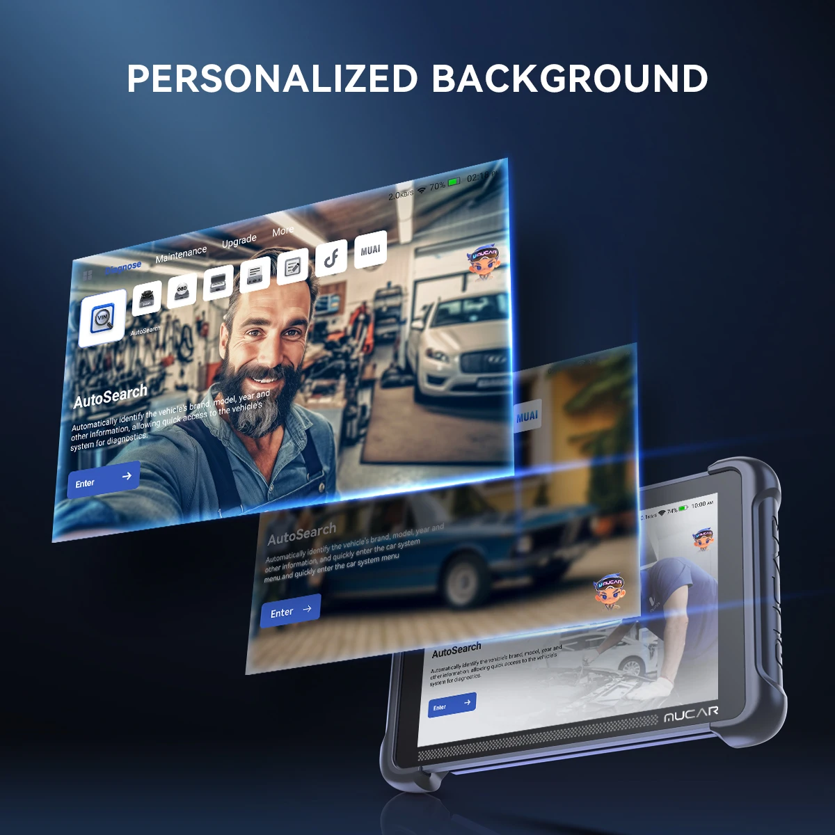 Herramienta de escaneo bidireccional asistida por IA MUCAR 892BT Escáner OBD2 de sistema completo Codificación de ECU 34 servicios CANFD DOIP Actualización gratuita de por vida_voghion.com