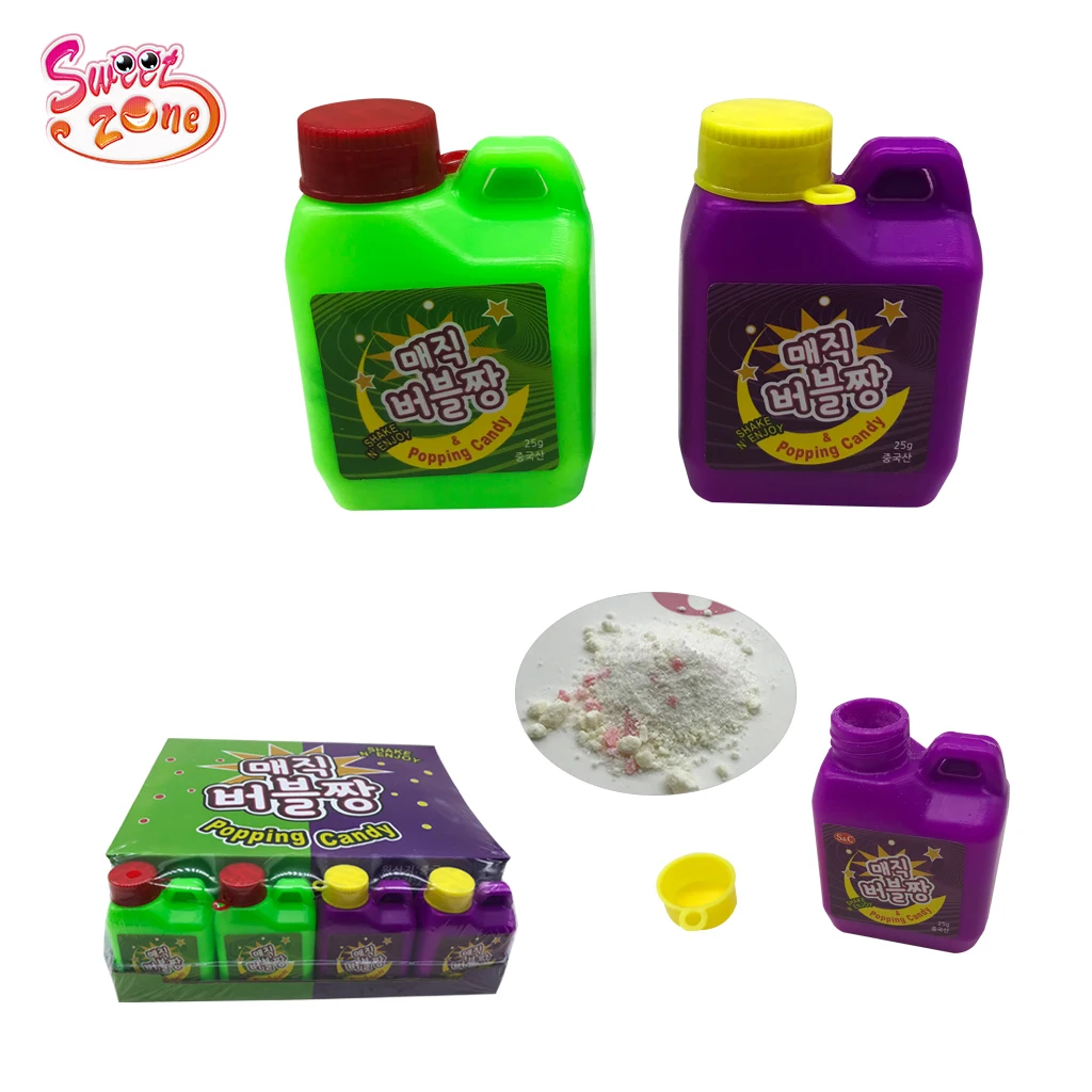 Magic Powder Chewing Bubble Gum With Popping Candy