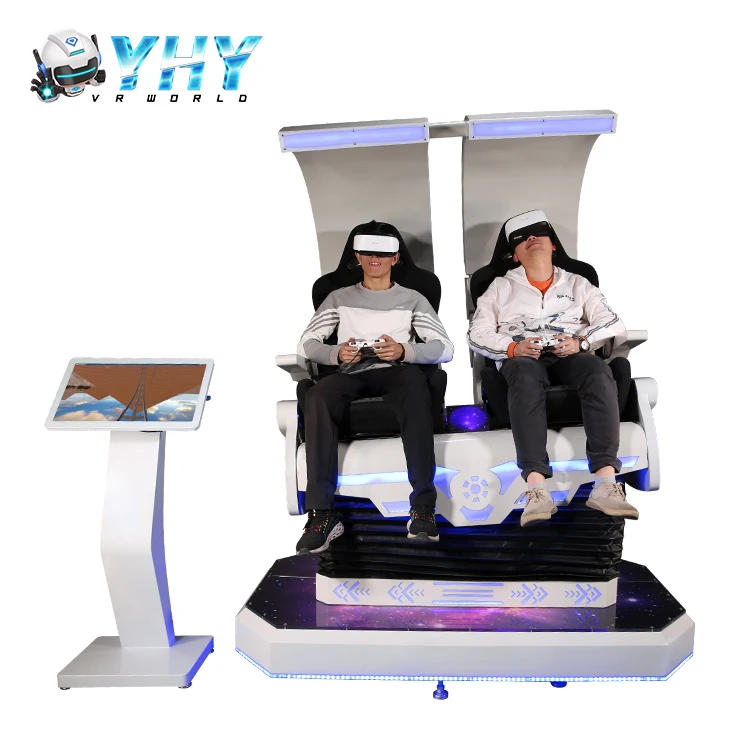 Shopping Mall Immersive Experience 360 Rotation Godzilla 9D12D Cinema Simulator 2 Seats 9D Vr