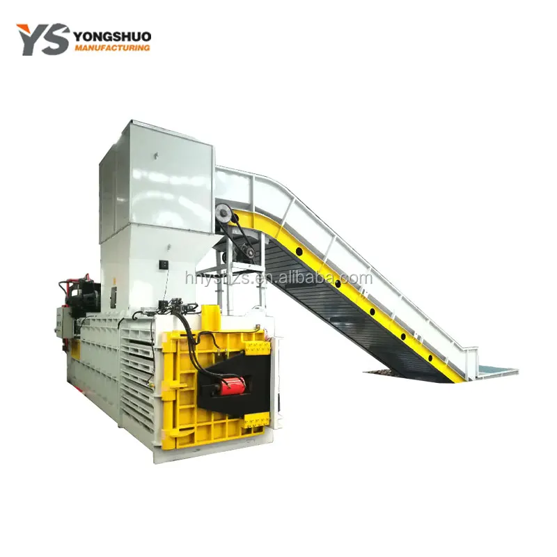 Automatic Horizontal Hydraulic Waste Paper Board Carton Compactor Cardboard Press Baler
