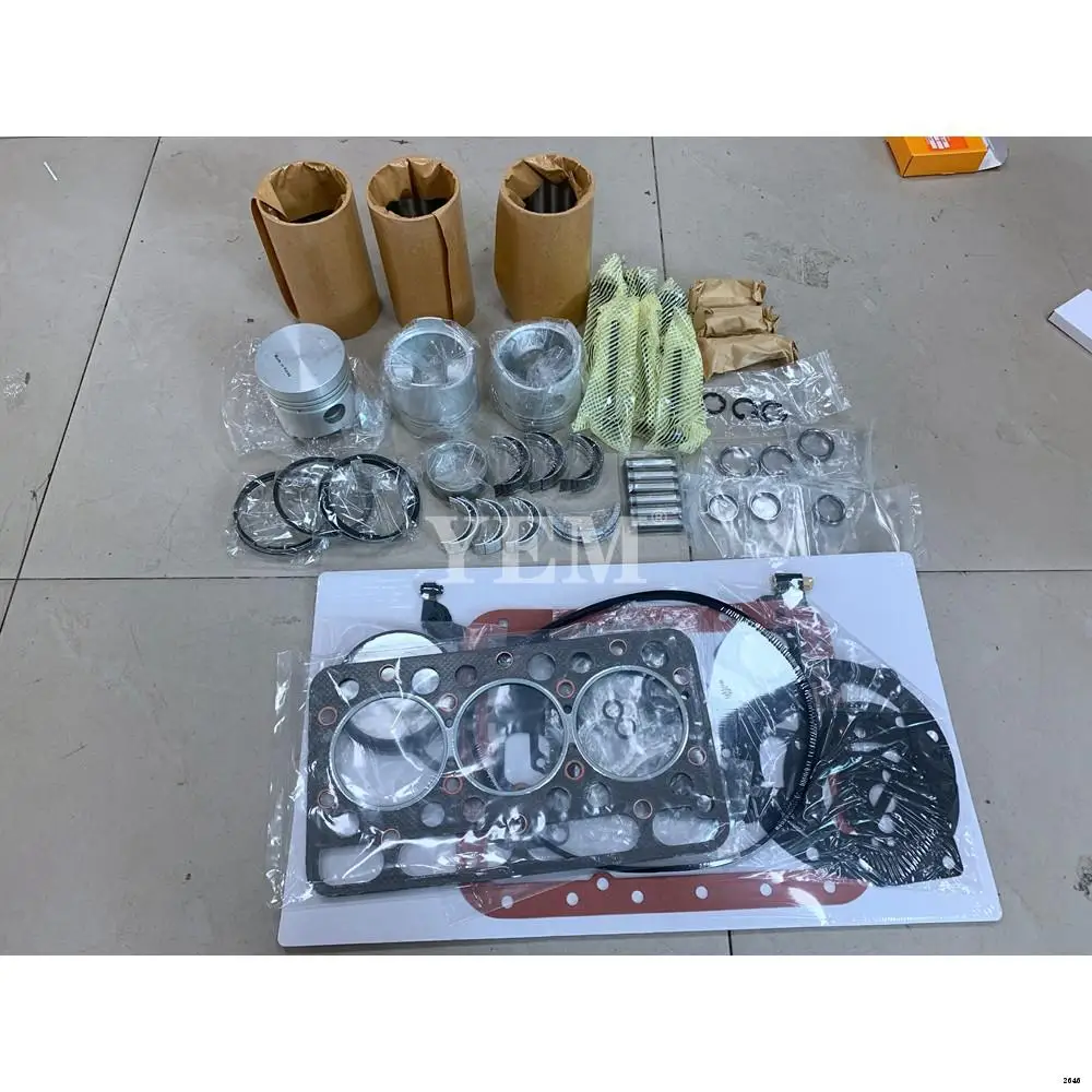 Taiwan Factory Wholesale High Quality Overhaul Kit With Pistons Rings Set Full Gasket Kit Engine Bearings Valve For Kubota D1301
