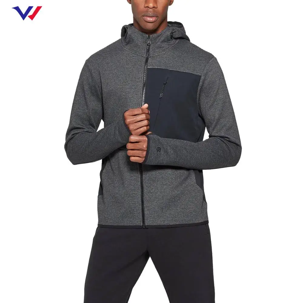 under armour men's armour fleece full zip moletom com capuz