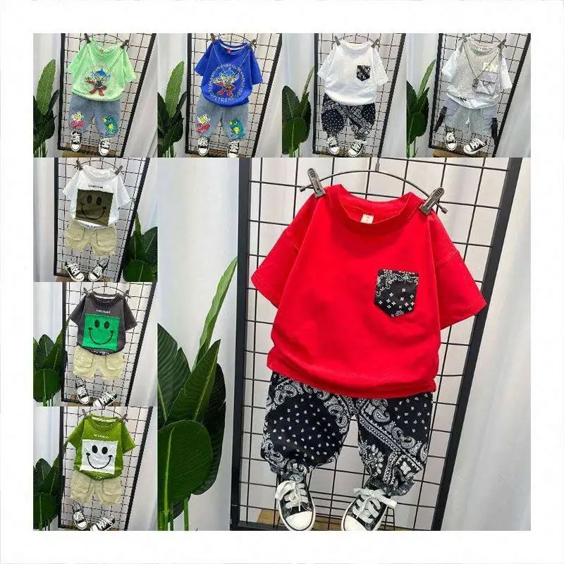 Высококачественная Элегантная модная детская одежда бутик комплект хлопок Популярная оптовая продажа