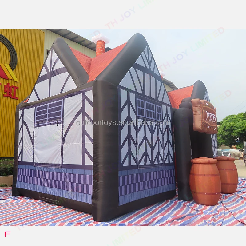 10x5m Outdoor Inflatable Irish Pub,Portable Blow Up Inflatable Bar For