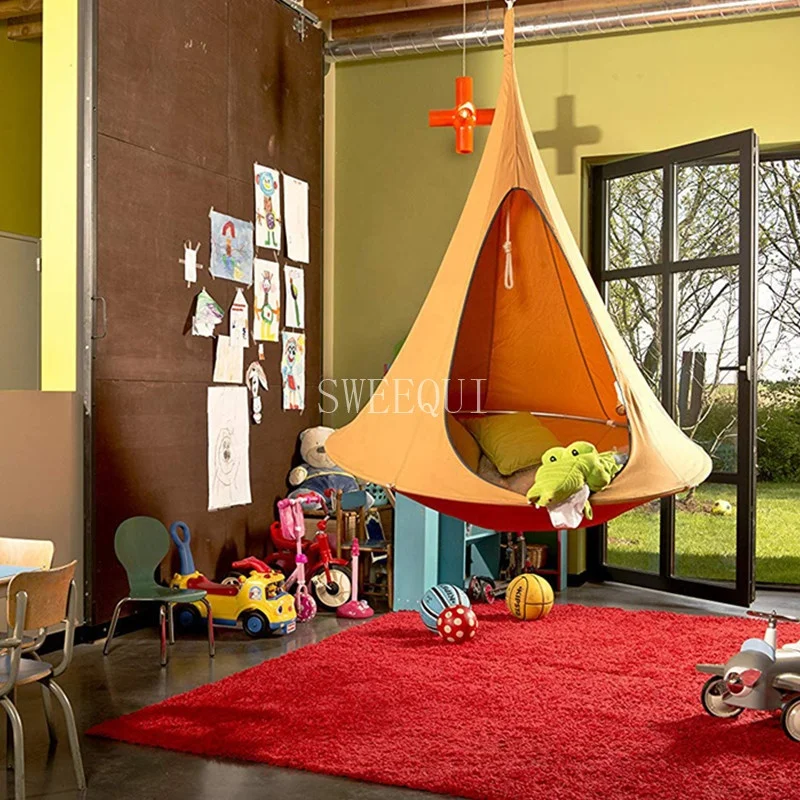 fabric kids nest swing chair nook Alibaba