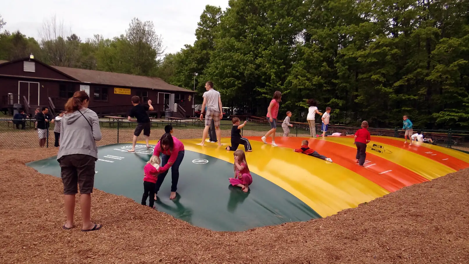 Outdoor Inflatable PVC Tarpaulin Jumping Pillow Kangaroo Jumper