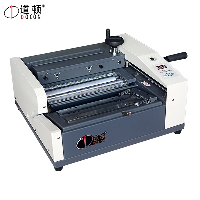 Semi Automatic A4 Size Desktop Glue Binding Machine For Book Binder