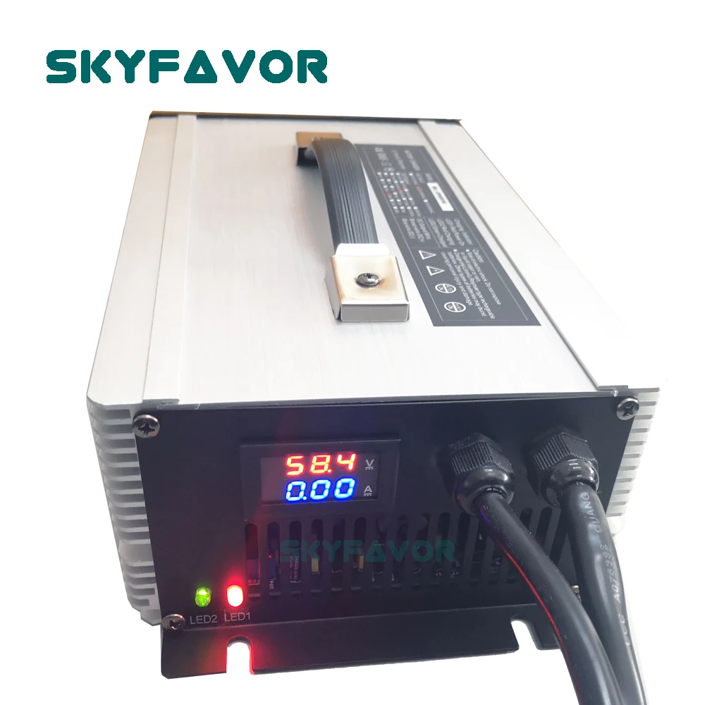 プロ仕様 84V 22S リチウム電池充電器 92.4V 20A 急速充電 22S