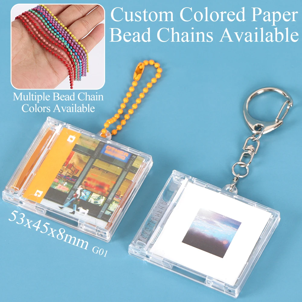 ミニCD Mini CD Album Box Keychain - NFC Music Card Case, Custom Plastic