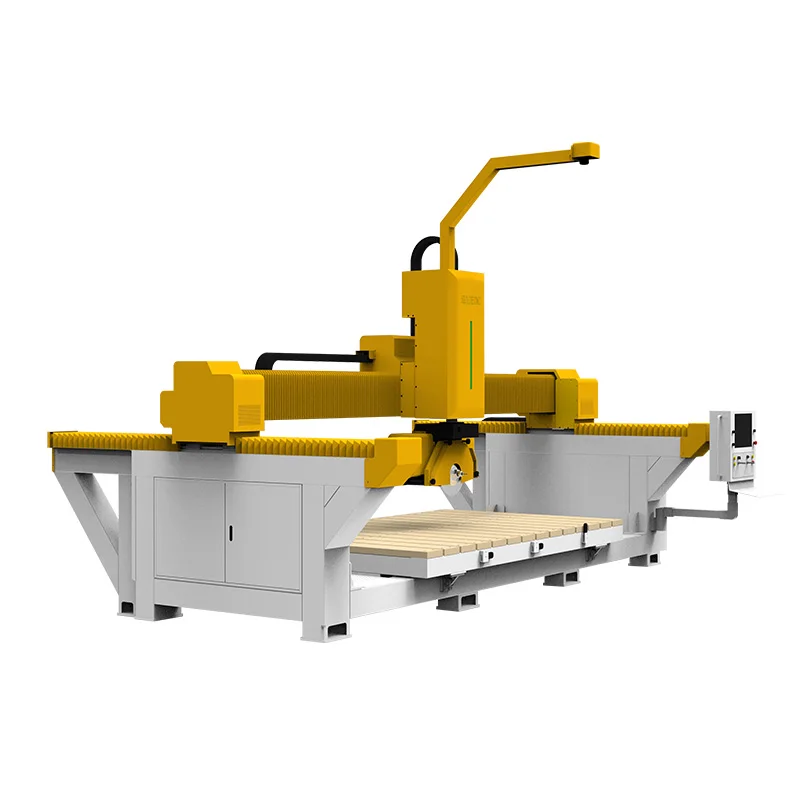 Granite Bridge Saw 5 Axis 4th Axis Quarry Stone Cutting Marble Granite Tile Kitchen Countertop Polishing Machines
