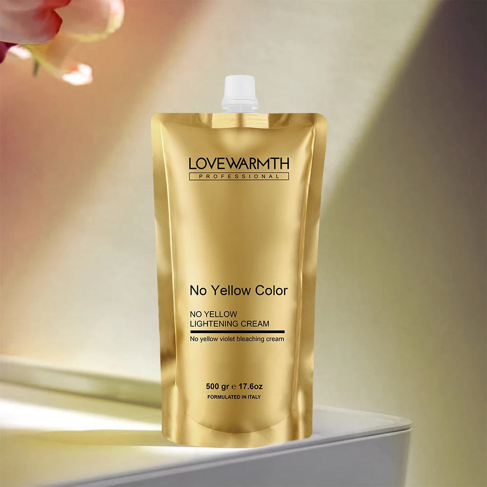 Профессиональный теперь желтый Осветляющий крем, не вредный, 500 г, удаление краски для волос