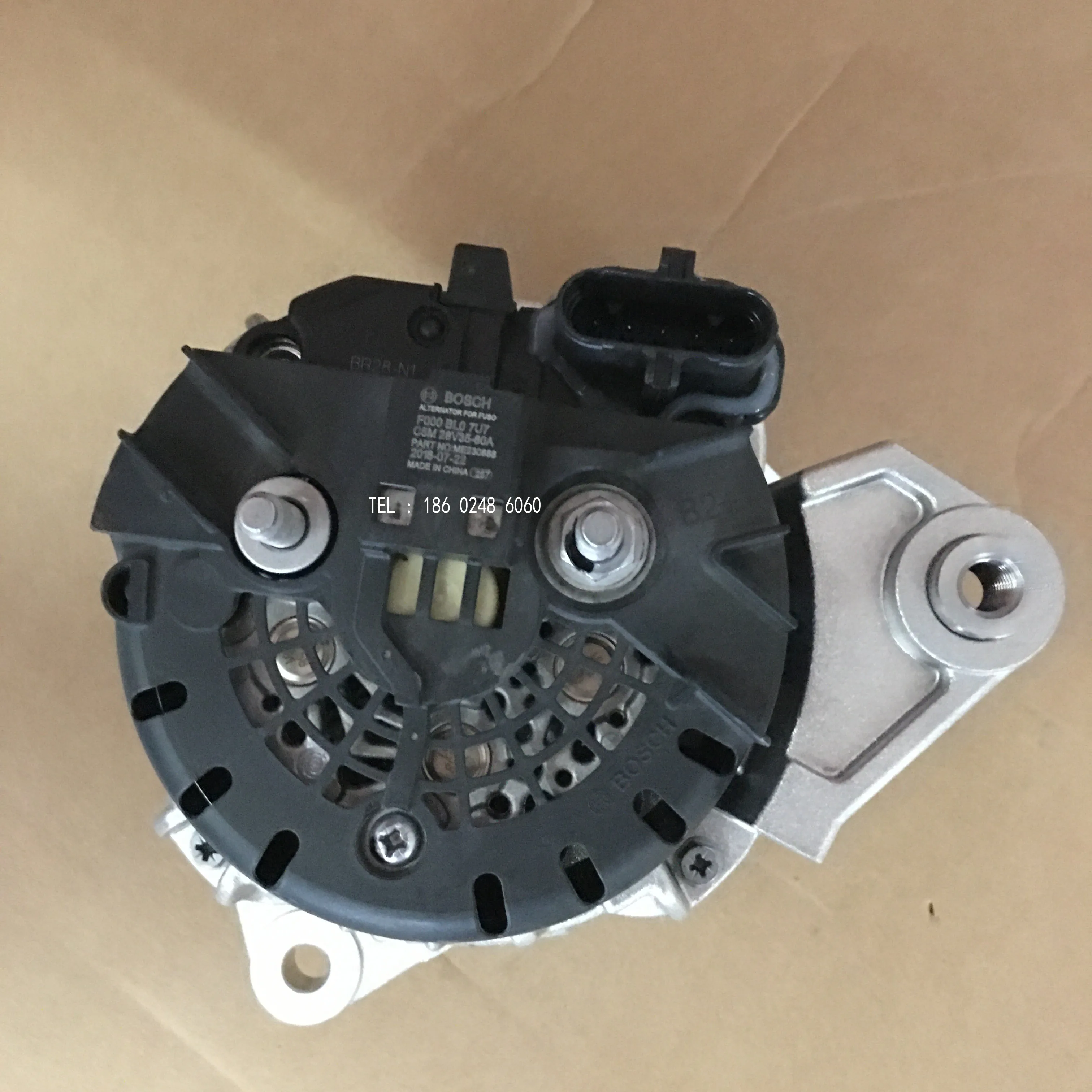 FOR FUSO CANTER 3C13 3C15 3C18 3S13 3S15 6S15  ORIGINAL SEG ALTERNATOR TRUCKS Alternator  24V 80A F000BL07U7 F000BL07W9 MK667722