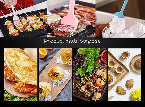 product silicone spatula 6 piece set 480 f heat resistance non stick cooking tools baking and stirring multi purpose kitchenware-6