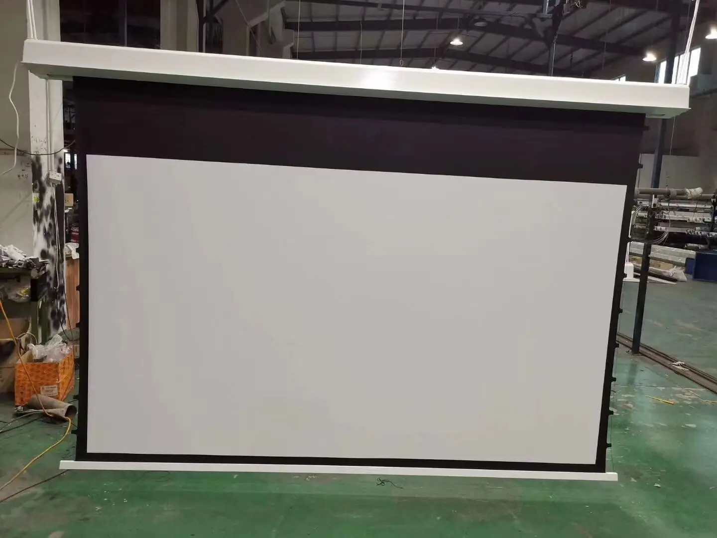 スクリーンタブテンション電動天井プロジェクタースクリーン