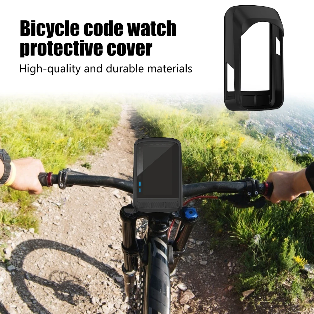 Bicycle Computer Protection Silicone Case Cover Dustproof Dropproof Protective Case for Wahoo Roam 2