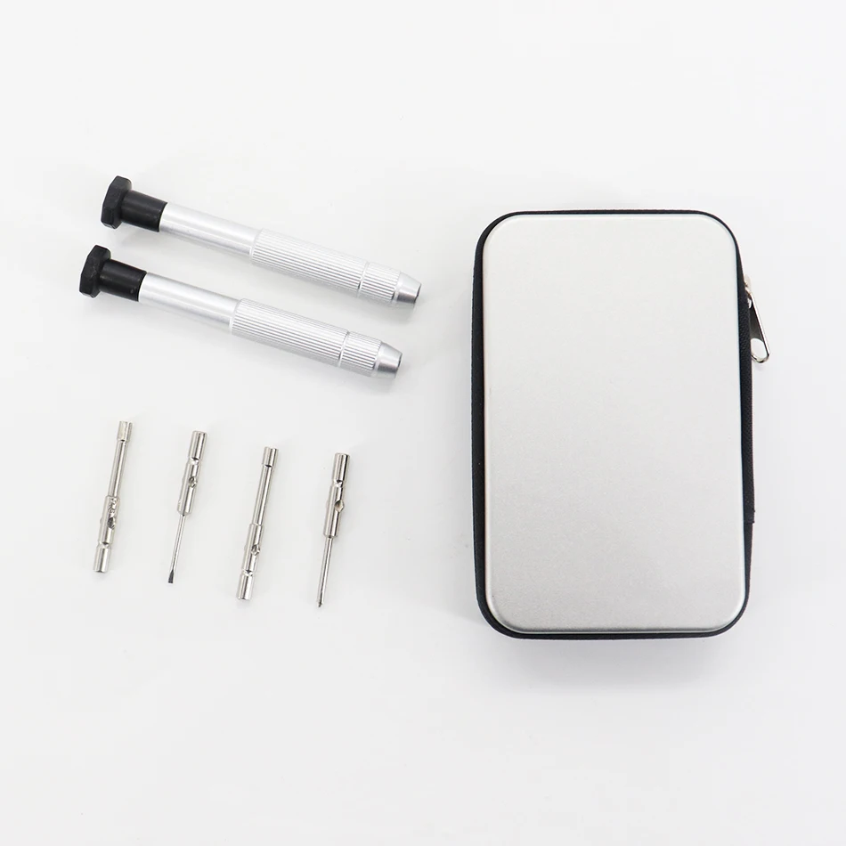High Quality 10pcs Glasses Precision Screwdriver Kit Watch Jewelry Glasses Multifunction Repairing Tool Sets With Zipper Box