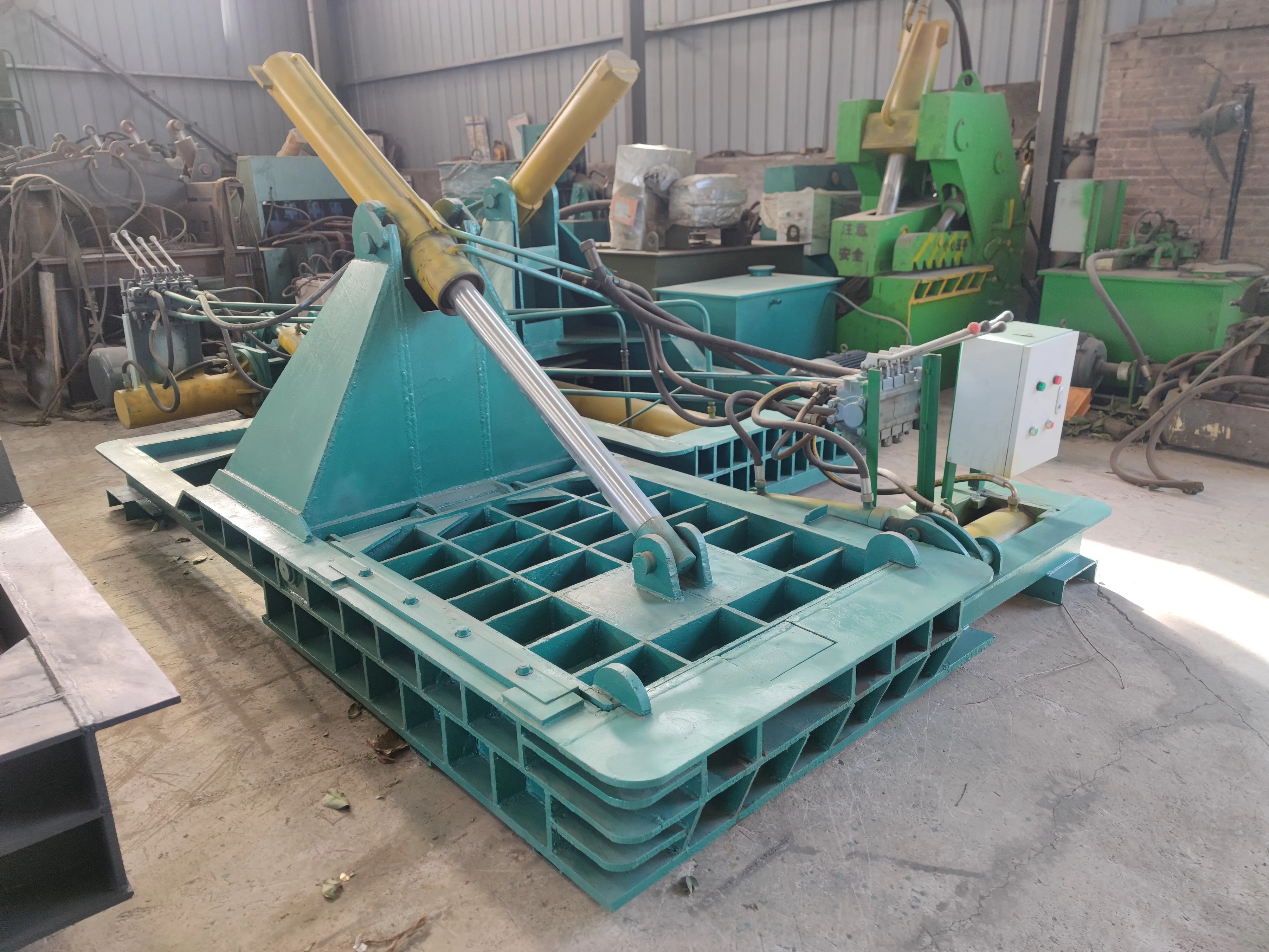 Waste Metal Scrap Metal Compactor Baler Balling Press Machine Scrap