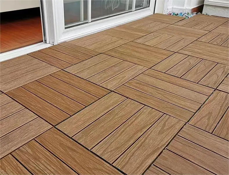 Modern Interlock Wpc Diy Composite Decking Tiles 300x300 Decking For