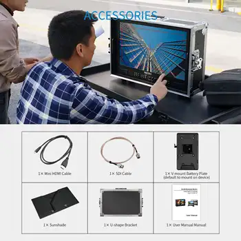 SEETEC ATEM215S-CO 21.5 Inch Director Monitoring Solution Multi-Format Input Real-Time Monitoring Program Production product image