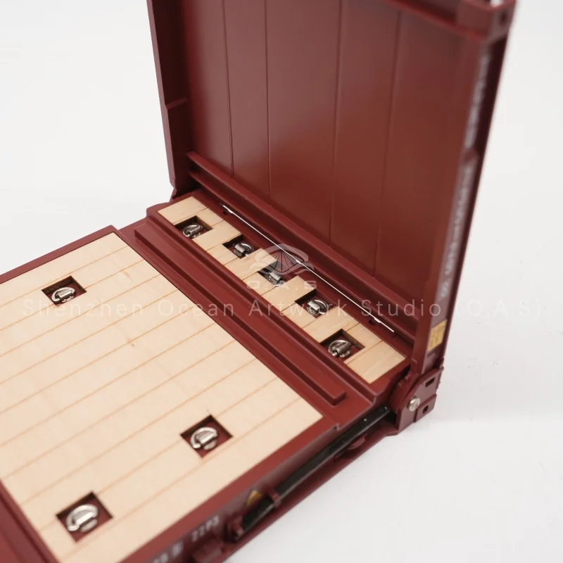 Custom TRITON Flat Rack Container Model, high simulation shipping line display model. Fully custom made for logos & colors. Ideal business gift, exhibition ornament, logistics souvenir. Factory direct supply for bulk orders.Amber@vesselmodel.com Tel：+86 18038048785