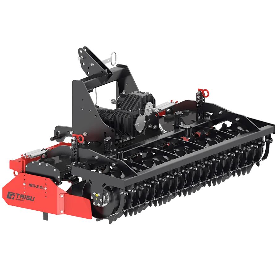 Power Driven Harrow Agriculture Machine Power Driven Harrow Rake Soil Land  Power- Driven  Rotary  Raker Machine