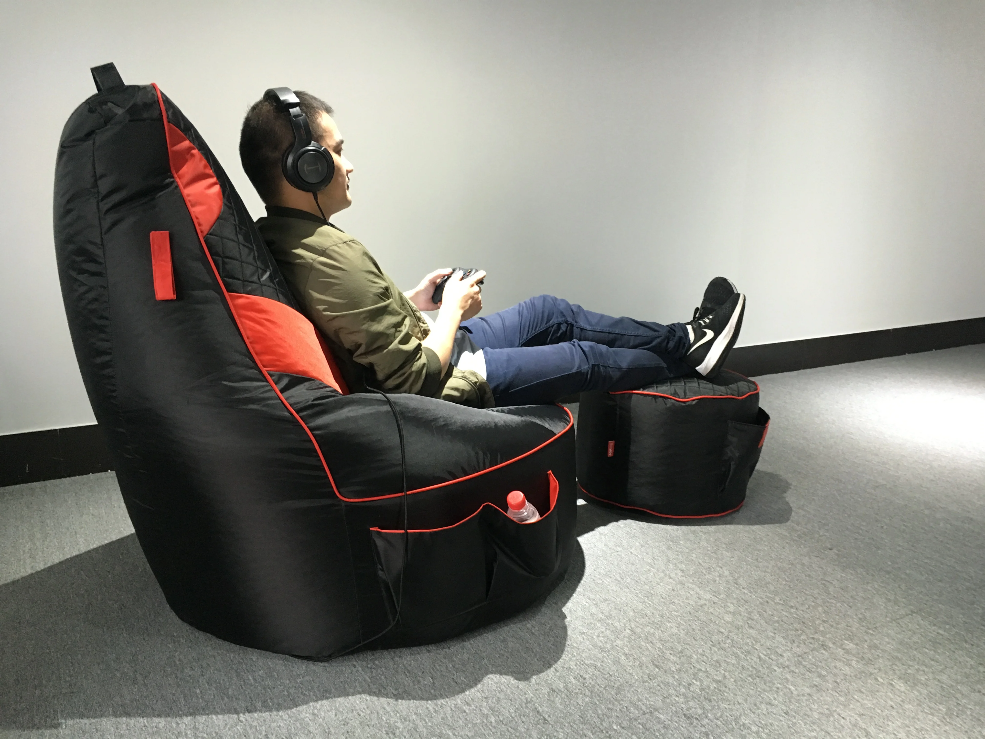 New Large Bean Bag Gamer Beanbag Adult Outdoor Gaming Garden Big Arm