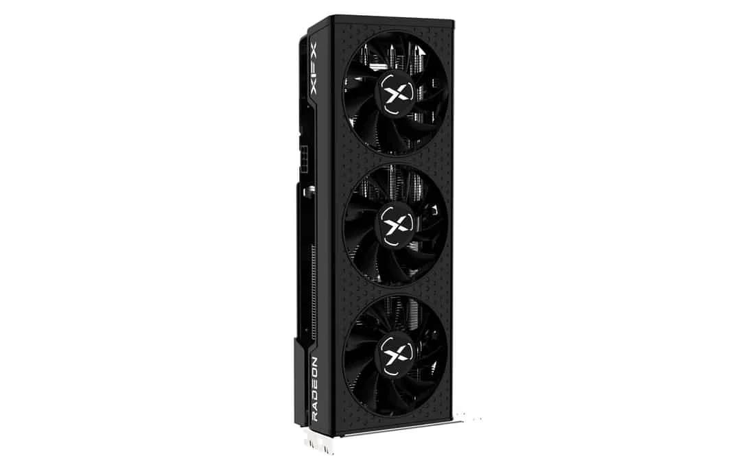 Черная игровая видеокарта XFX AMD GPU Radeon RX 6600 XT с 8 Гб GDDR6