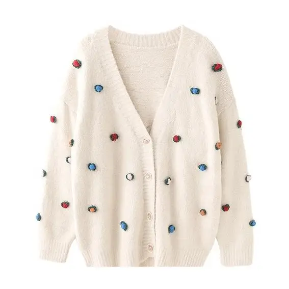 cardigan colorido