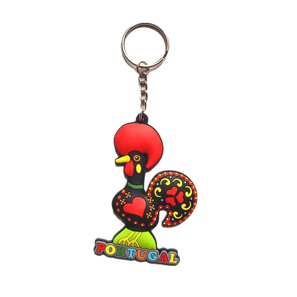 PVC 3d Soft Rubber Keychains for Promotion Gifts Guangzhou Factory 17 Years Experience for Silicone Rubber Keychain