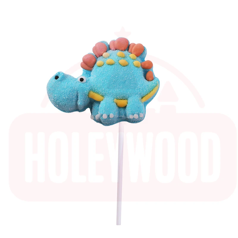Holeywood 3D Пасхальный зефир леденец 50 г маленький разноцветный смешанный фруктовый сладкий халяльный сахарный в форме динозавра