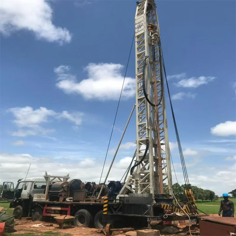 8x8 Chassis High Hook Load Workover Rig Truck 380V/220V Drilling Rig for Swamp Environment Operations