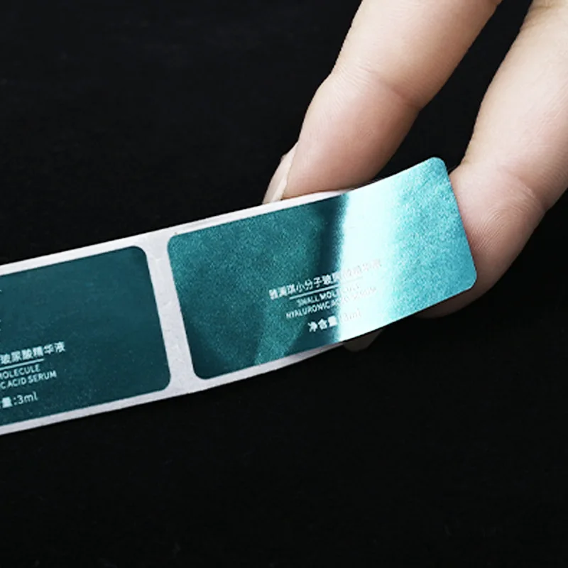 Vinyl Sticker Printing Packaging Labels Cosmetics Bottles Adhesive Sticker Custom Cosmetic Label Design Brand Logo Waterproof
