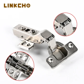 Wholesale Hydraulic Buffer Damping Hinge Engineering Decoration Wardrobe Cabinet Furniture Hardware Hinge