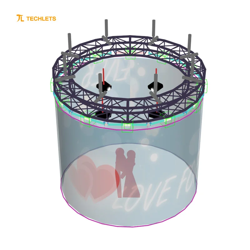 Outdoor Hologram - Immersive 360 Degree Holographic Experience