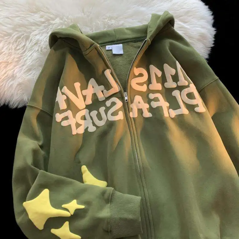 Wholesale Winter 100% Cotton 400 450 460 Gsm Oversize Heavyweight 3d for Custom Chenille Embroidery Long Sleeve French