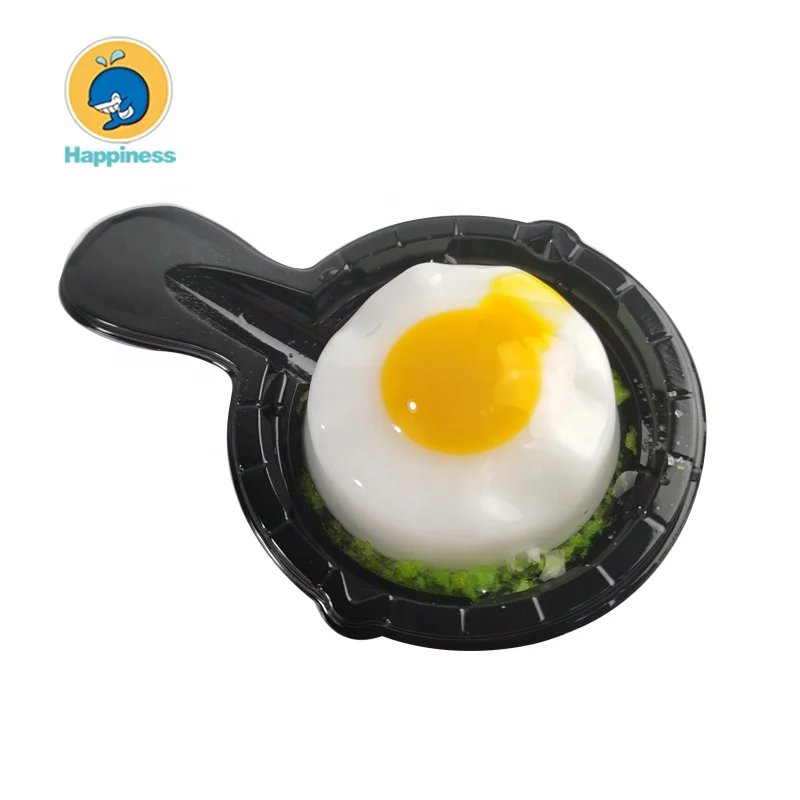 Fried Egg Shape Jelly Pudding with Popping Candy