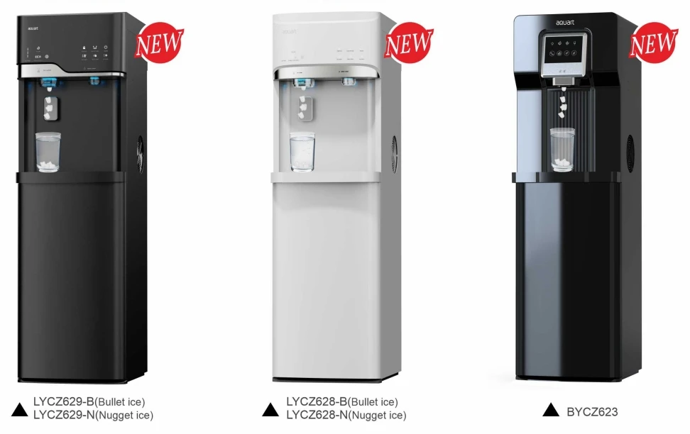Table /Standing Water Dispenser With Ice Maker Bullet Ice and Nugget Ice Cold and Hot China Manufacturer Wholesale Customization