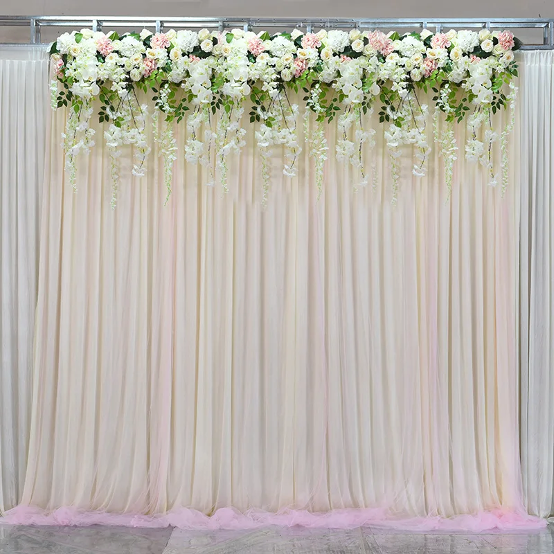 Background Wedding Stage Pre-function Area Birthday Party Scene Decoration  Veils Sheer Voile Drapes Wedding Pavilion - Buy Wedding Pavilion,Wedding  Pavilion Decoration,Wedding Pavilion Decoration Supplier Product on  