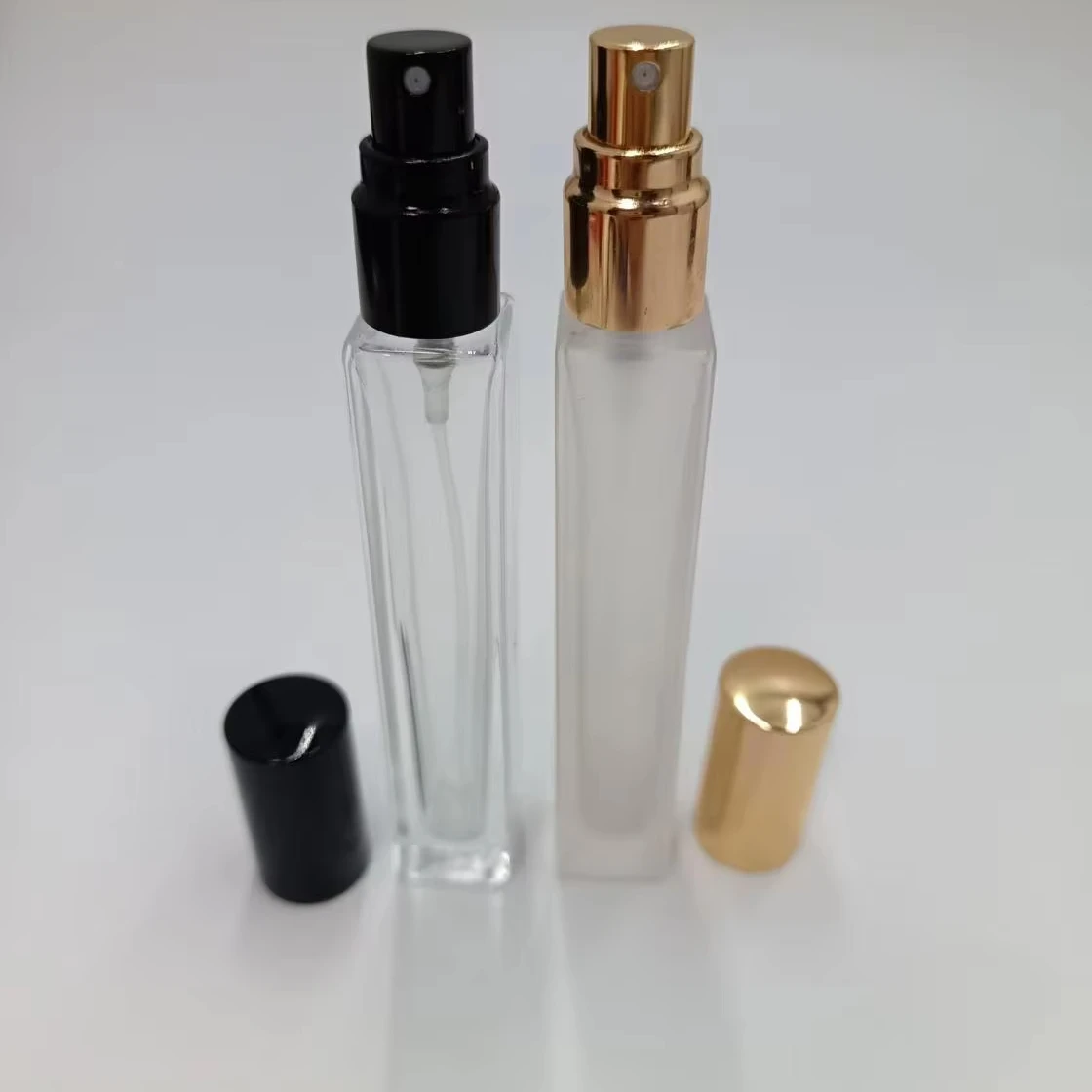 10ml hrímhaldinn ferningur glas púfkafla