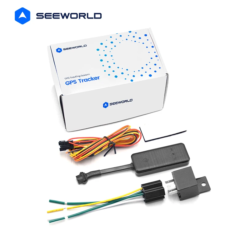 SEEWORLD for Anti Spy Gps Tracking Multi Function Vehicles Gps Tracker Device With Remotely Stop Car