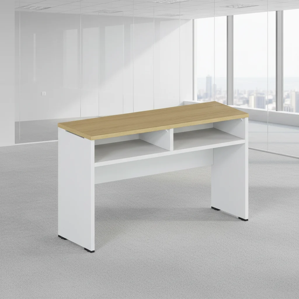 Modern Ergonomic Wooden Desk with Extendable Storage DIY Assembly Freestanding Design for Home or Office Workspace 6