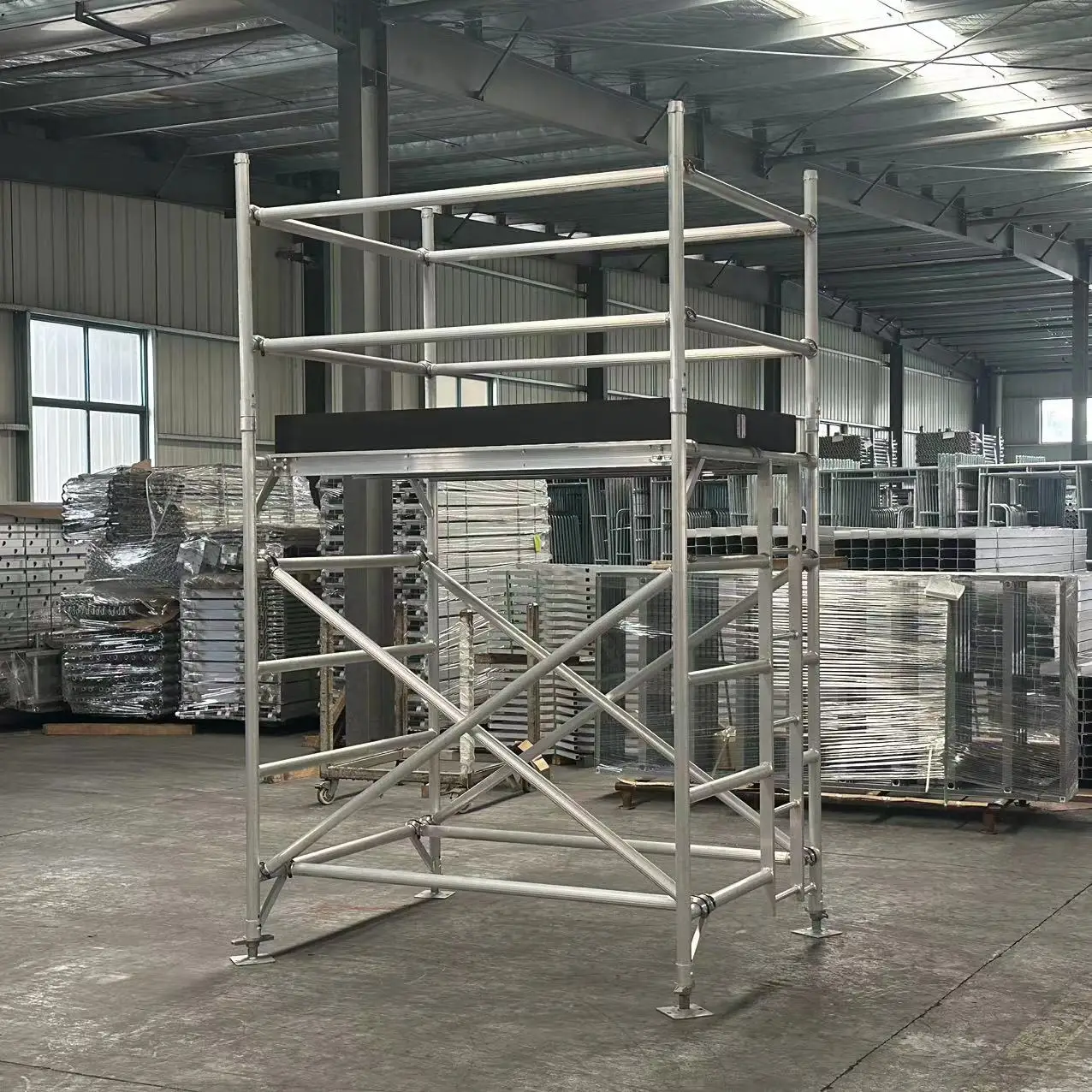 Working Platform Wheel Scaffolding Set Mobile Aluminum Quick Stage Scaffolding for Sale Aluminum Scaffold Tower With Platform